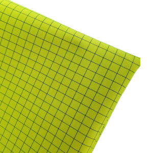 PA20/EEURL 300D 99% پلی استر کربن Ripstop Oxford Fabric PU تنفس FR برای لباس های ضد الکتریسیته ساکن