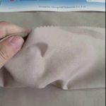 کرم سوئیس کرم 99٪ POLYCOTTON + 1٪ پارچه کتان بافته شده پارچه تافته برای لباس الکترونیکی